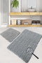 Mijölnir Victoria Juego de alfombrillas de baño Gris